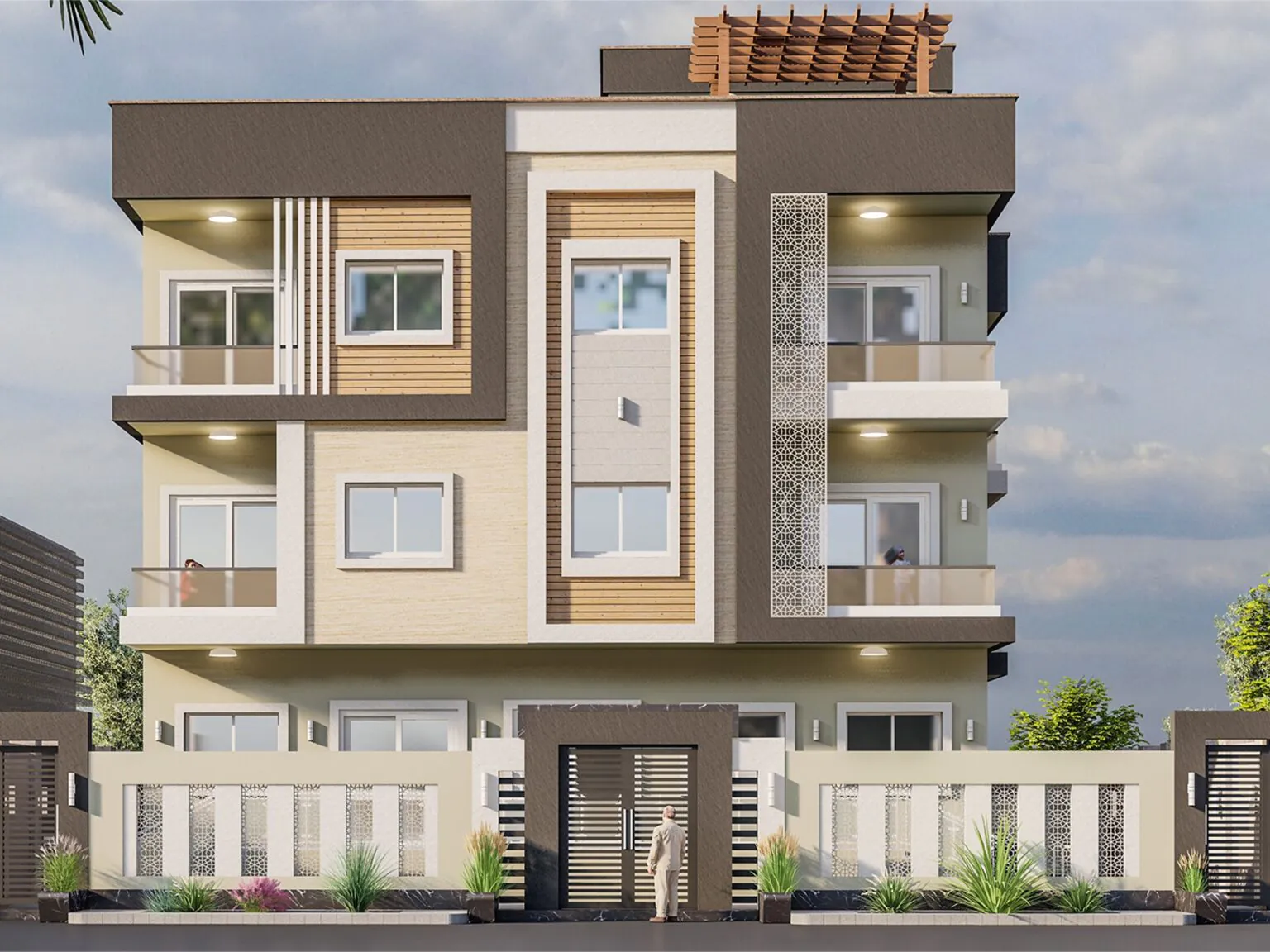 Contemporary Urban Home: A stylish, compact residence with a mix of neutral tones and sleek design elements. It feels modern and efficient.