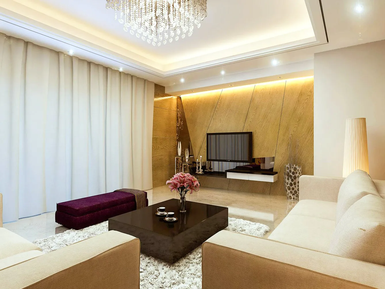 classic interior design done by Consept art in new cairo